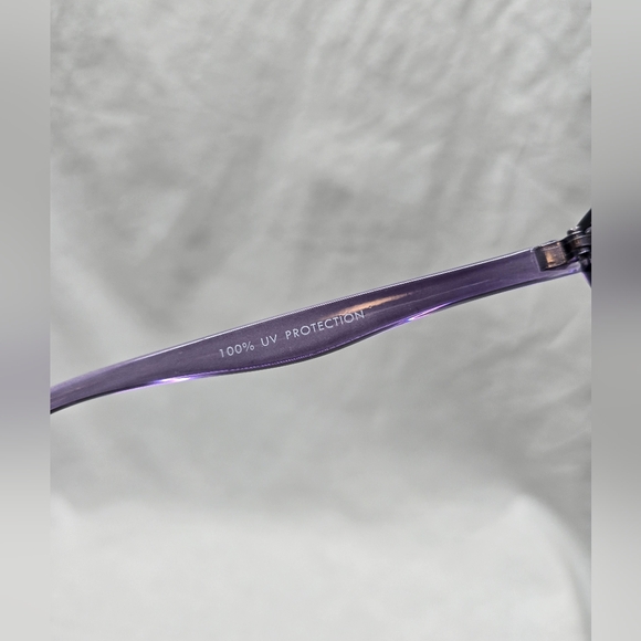 V.P.I. Blue and Purple Cat Eye Fashion Y2K Sunglasses - New - Picture 5 of 8